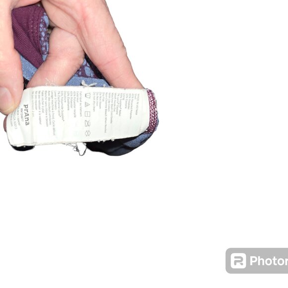 Prana Leggings Size XL Colorful Purple Print - Picture 4 of 6